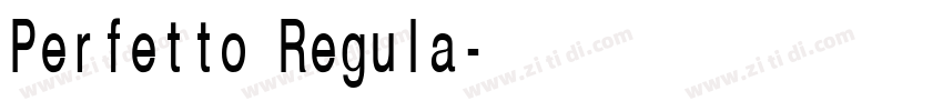 Perfetto Regula字体转换